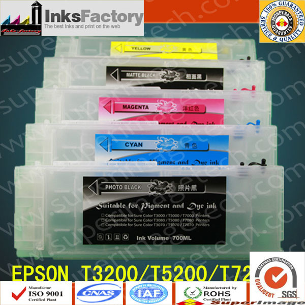 Superecolor T3200. T5200. T7200 Ultrachrome Xd All-Pigment Ink Cartridges Chipped