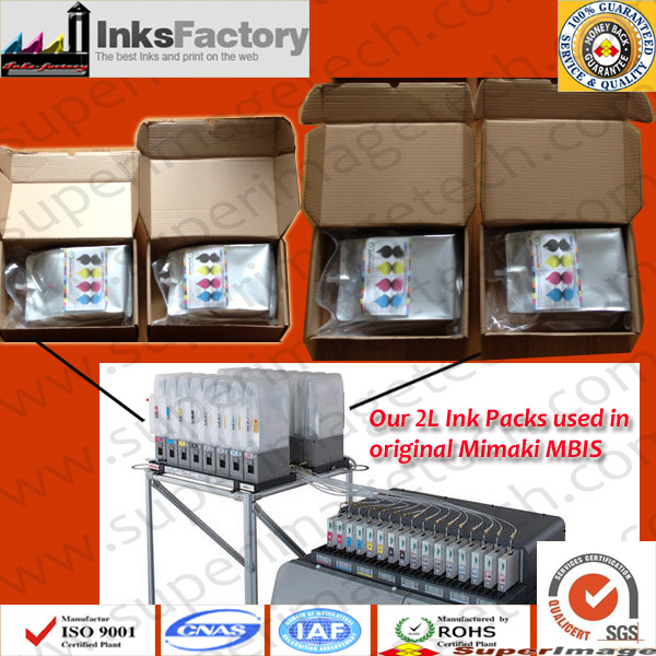 Mimaki 2L Sublimation Ink Packs (MBIS Use)