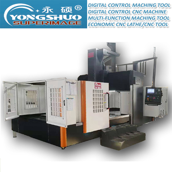 5000*2500mm Big Scale Vertical CNC Machining Center Gantry CNC Milling Machine Vertical CNC Lathe